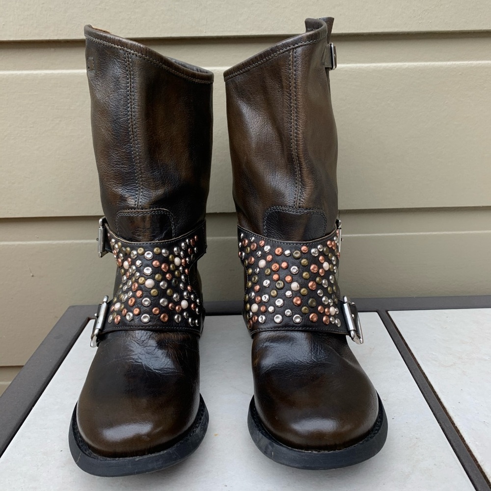 Women Giove Leather Ankle Boots